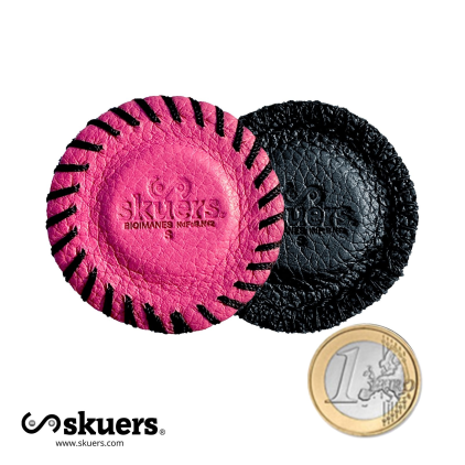 [FUCSIA] Par de imanes Skuers®  Piel Neodimio Slim Disco S ★★ 5KG / Gauss Biomagnéticos = 3.300 Calibre 5mm